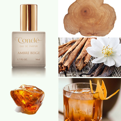 تصویر عطر آمبره بژ کنده پرفیوم