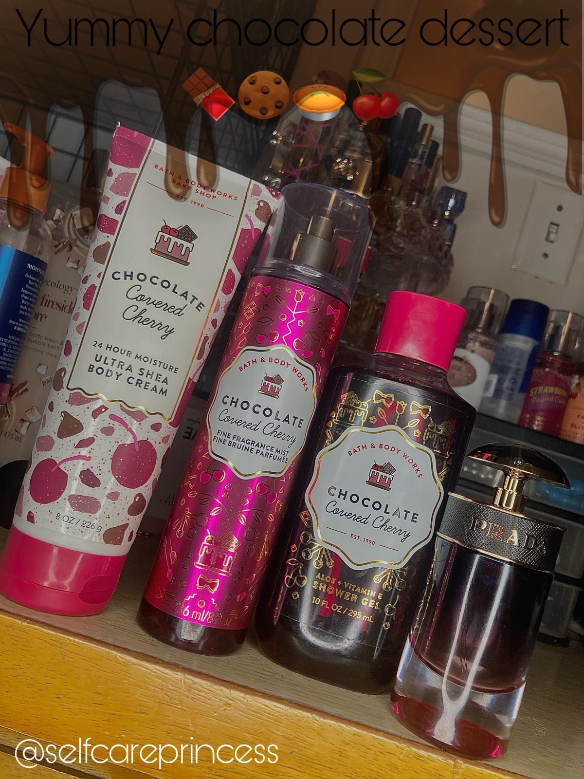 تصویر عطر چاکلت کاورد چری بث اند بادی ورکس