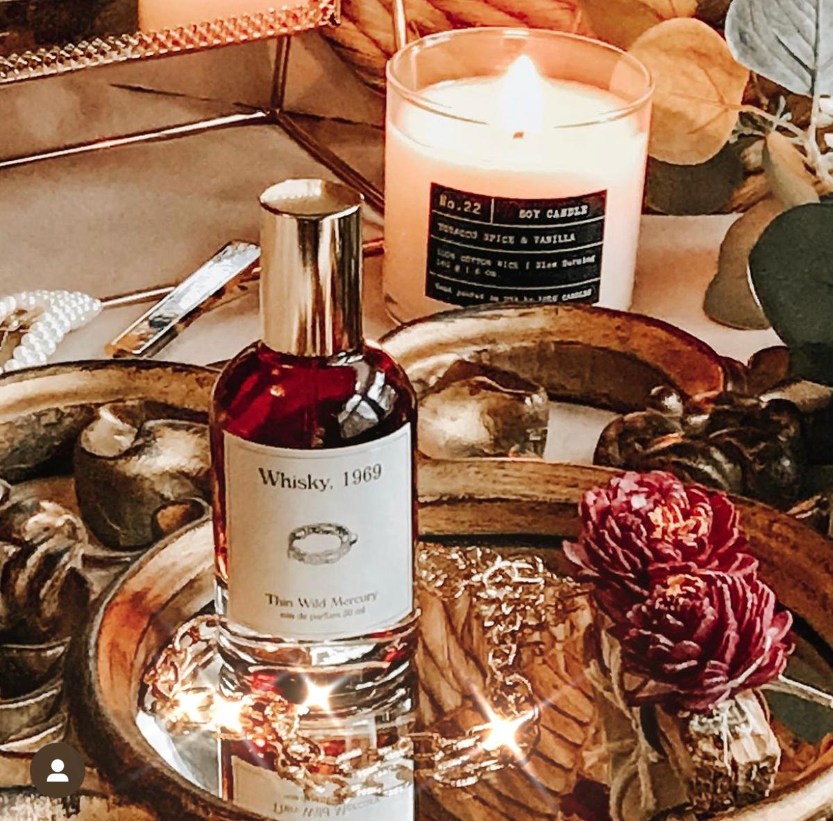 تصویر عطر ویسکی، نوزده شصت و نه تین وایلد مرکیری