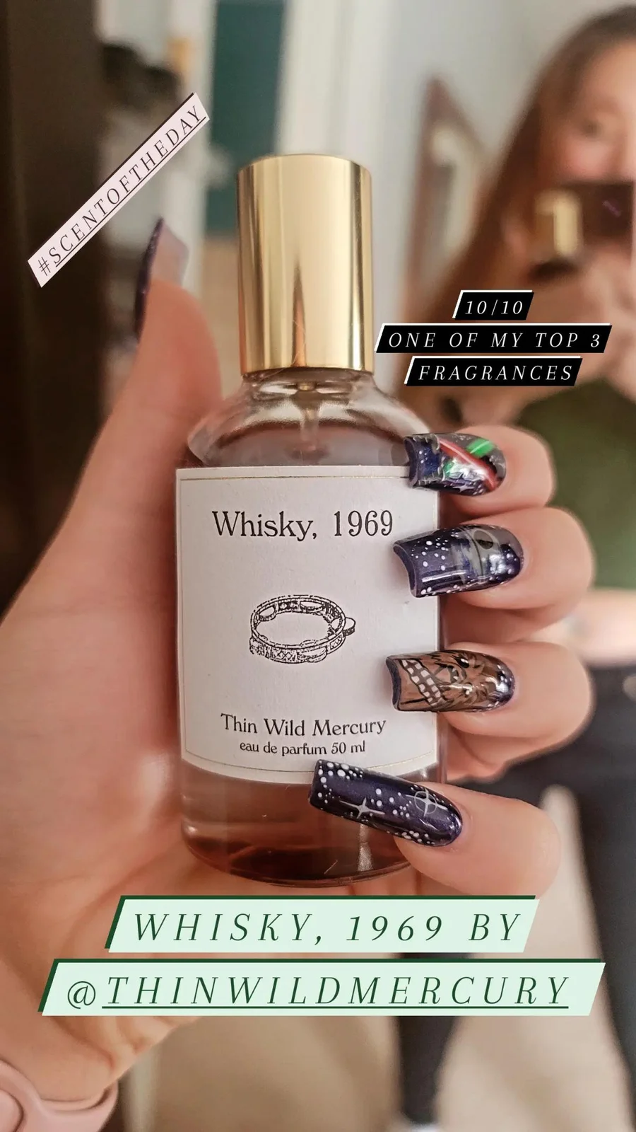 تصویر عطر ویسکی، نوزده شصت و نه تین وایلد مرکیری