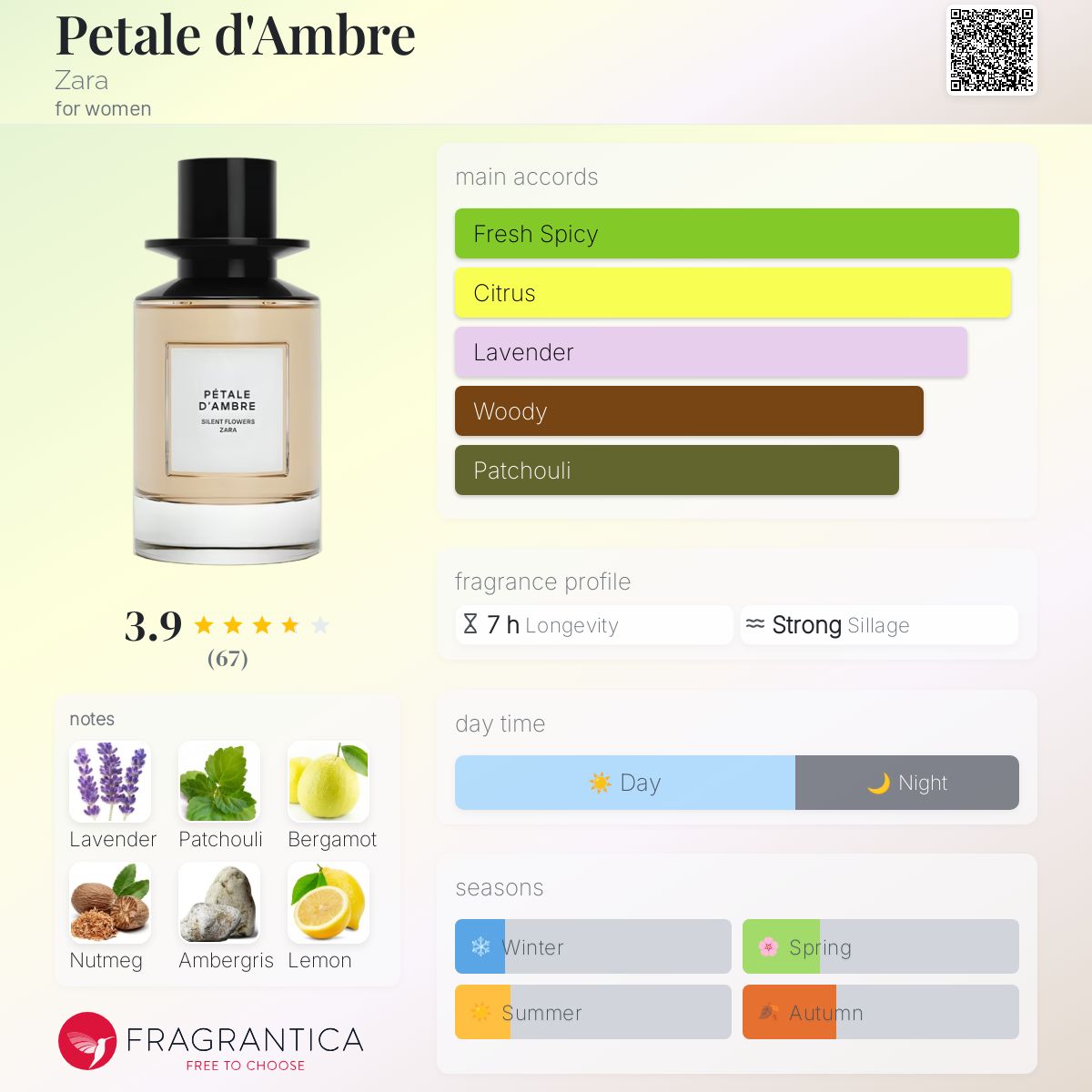 تصویر عطر پتاله دامبر زارا
