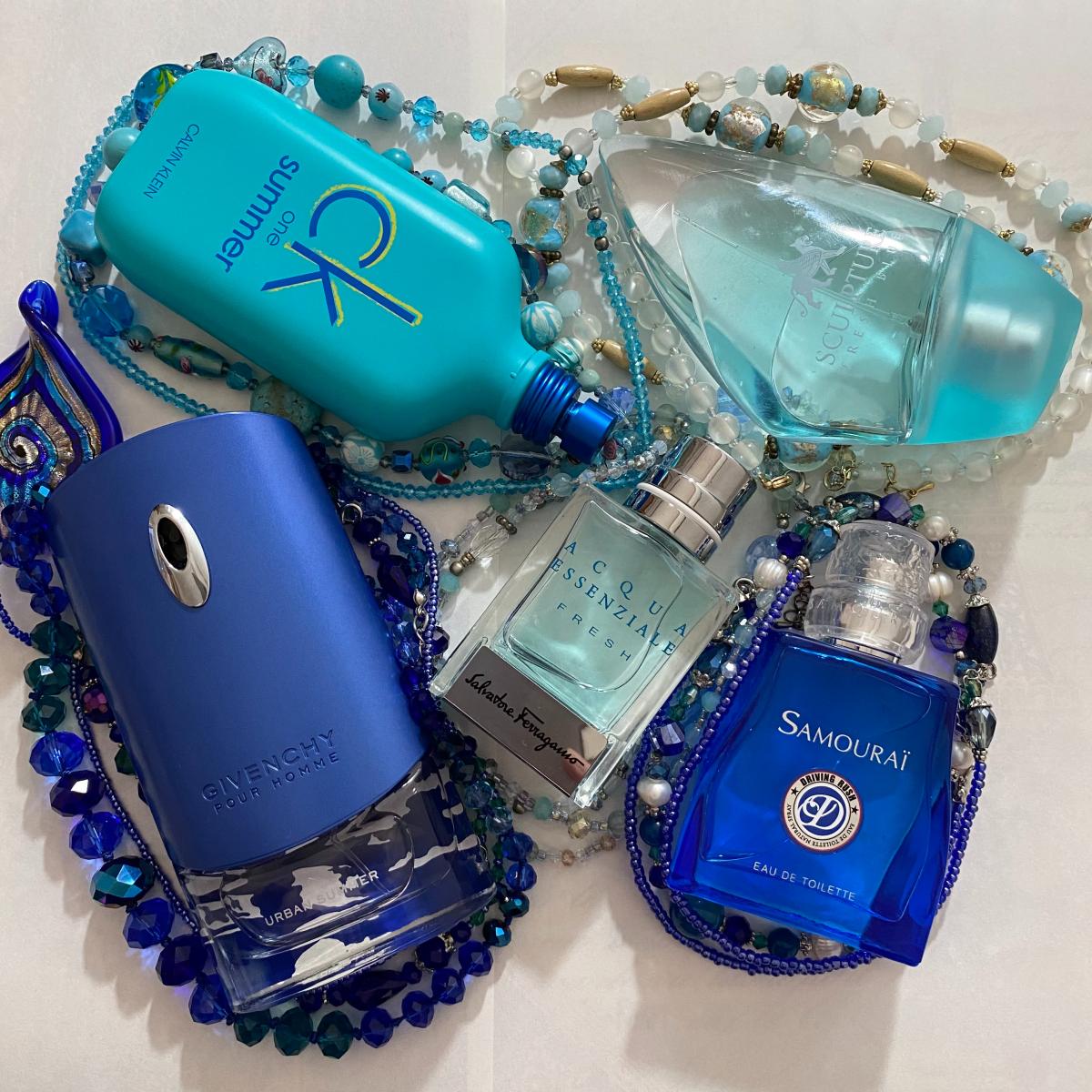 تصویر عطر نیکوس اسکالپچر فرش بلو