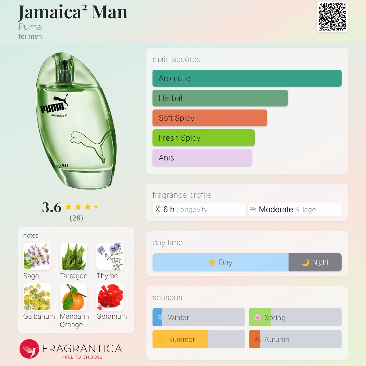 تصویر عطر جامائیکا من پوما
