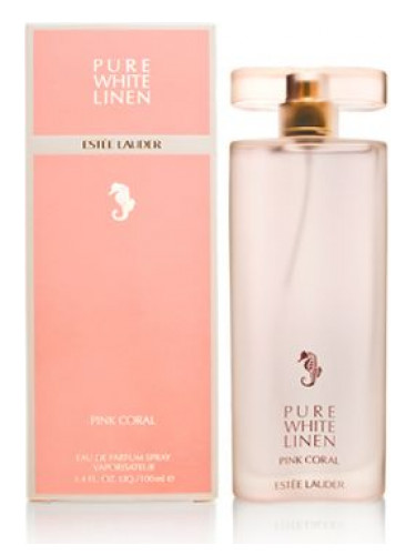 تصویر عطر پیور وایت لینن پینک کورال استی لودر