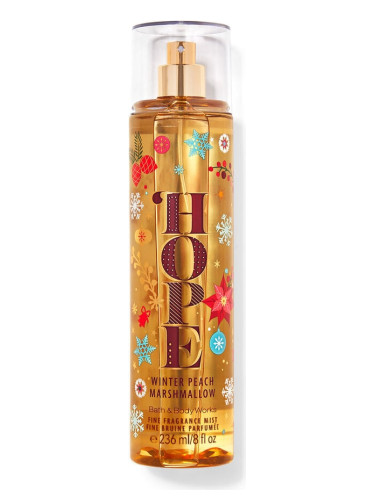 عطر ادکلن هوپ وینتر پیچ مارشمالو بث اند بادی ورکز - Hope Winter Peach Marshmallow Bath & Body Works - بررسی، قیمت و خرید