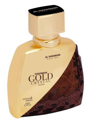 عطر ادکلن حرمین گلد کریستال عود ال حرمن پرفیومز - Haramain Gold Crystal Oudh Al Haramain Perfumes - بررسی، قیمت و خرید
