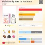 عطر ادکلن دیلیشز بای سارا لا فونتن آکورل - Delicious by Sara La Fountain Acorelle - بررسی، قیمت و خرید