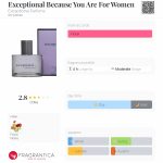 عطر ادکلن اکسپشنال بیکاز یو آر فور وومن اکسپشنال پرفیومز - Exceptional Because You Are For Women Exceptional Parfums - بررسی، قیمت و خرید