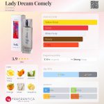 عطر ادکلن لیدی درییم کاملی دزینتارس - Lady Dream Comely Dzintars - بررسی، قیمت و خرید