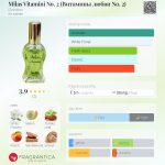 عطر ادکلن میلاس ویتامینی نومبر تو دزینتارس - Milas Vitamini No. 2 (Витамины любви No. 2) Dzintars - بررسی، قیمت و خرید