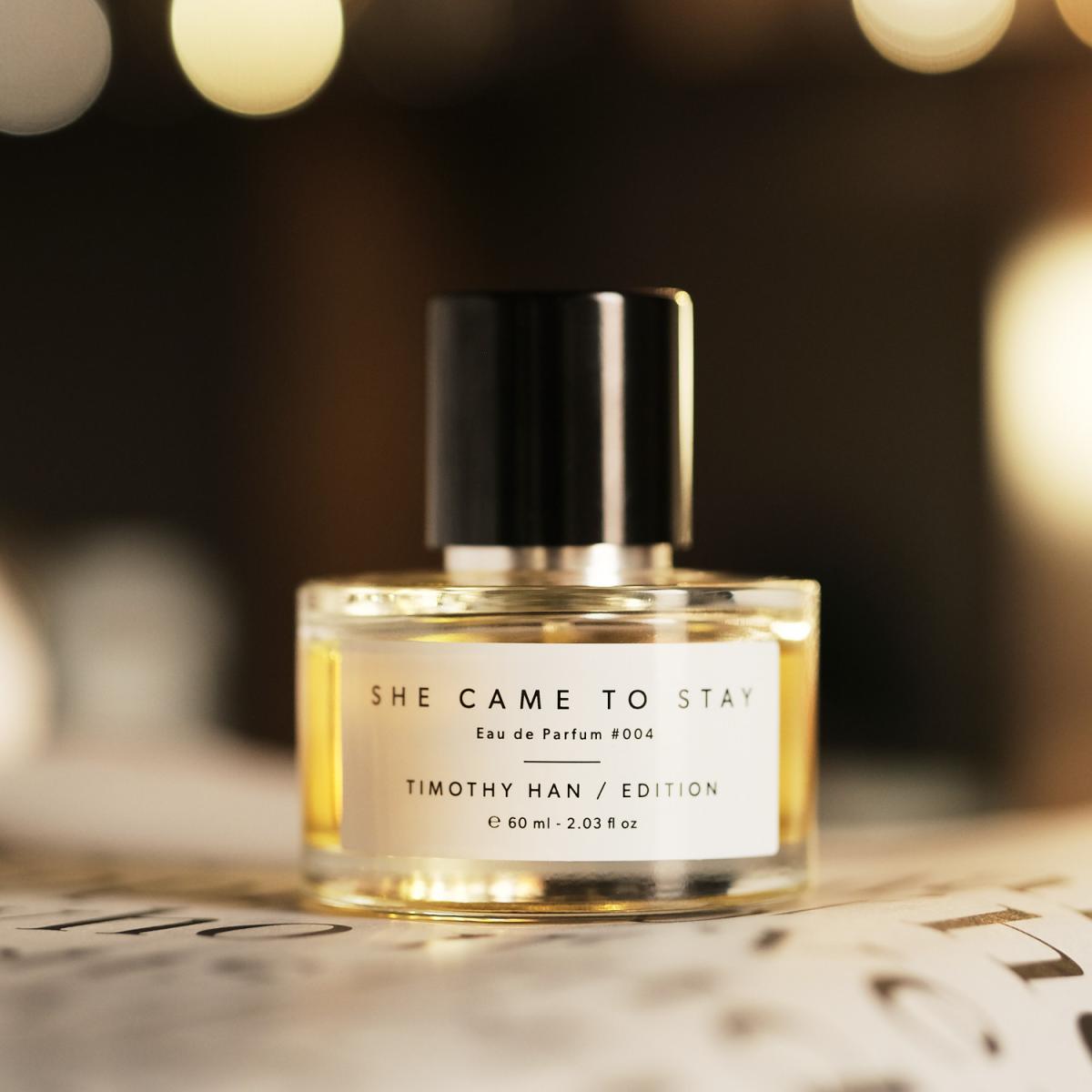 عطر ادکلن شی کِیم تو اِستِی تیموتی هان ادیشن پرفیومز - She Came to Stay Timothy Han Edition Perfumes - بررسی، قیمت و خرید