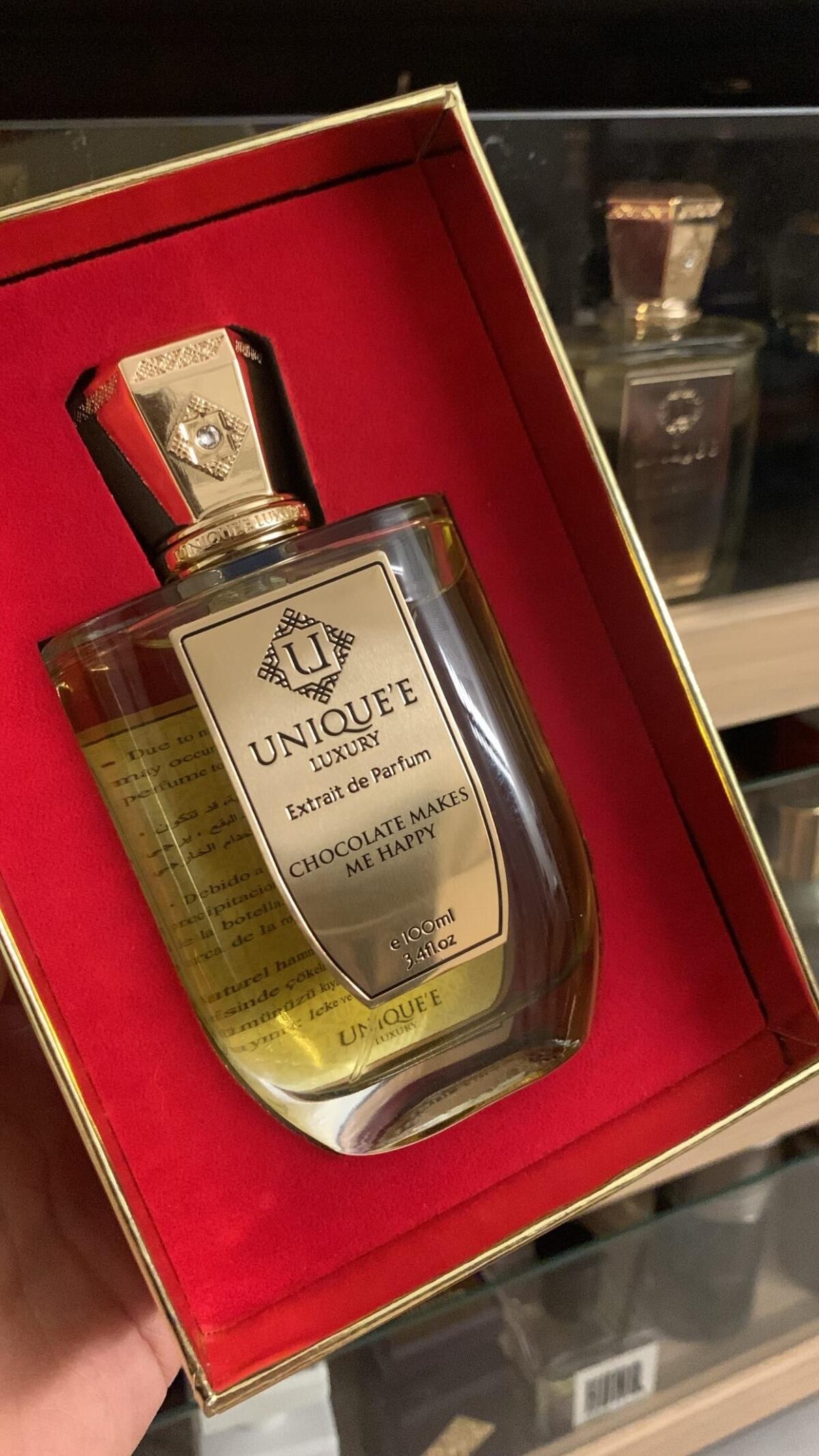 عطر ادکلن چاکلت میکس می هپی یونيک لوکس - Chocolate Makes Me Happy Unique'e Luxury - بررسی، قیمت و خرید