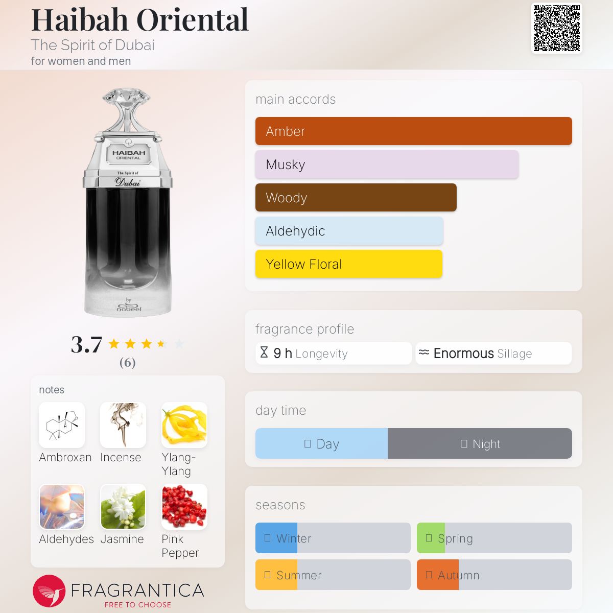 عطر ادکلن هیبه اورینتال د اسپیریت آو دوبی - Haibah Oriental The Spirit of Dubai - بررسی، قیمت و خرید