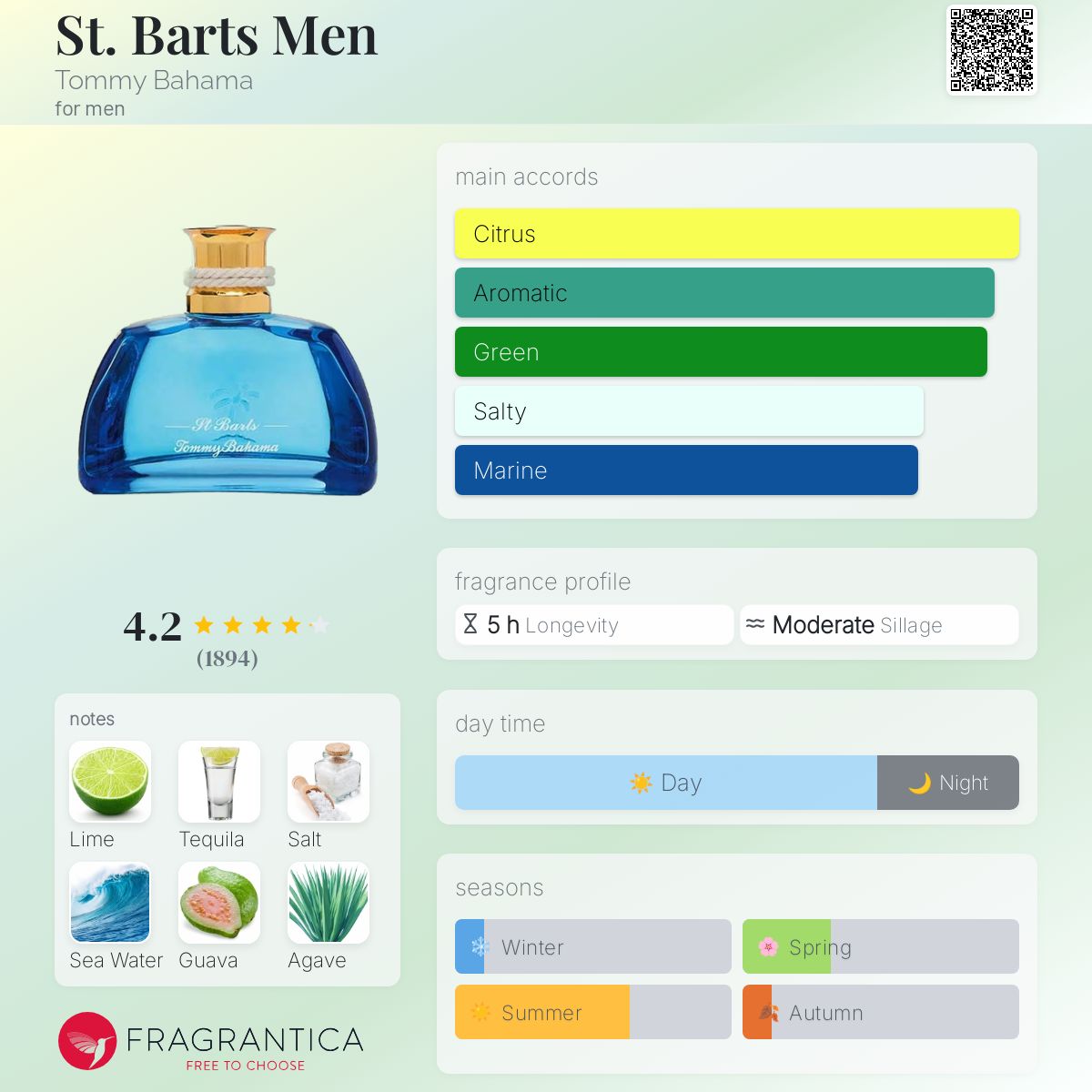 عطر ادکلن سنت بارتس من تامی باهاما - St. Barts Men Tommy Bahama - بررسی، قیمت و خرید