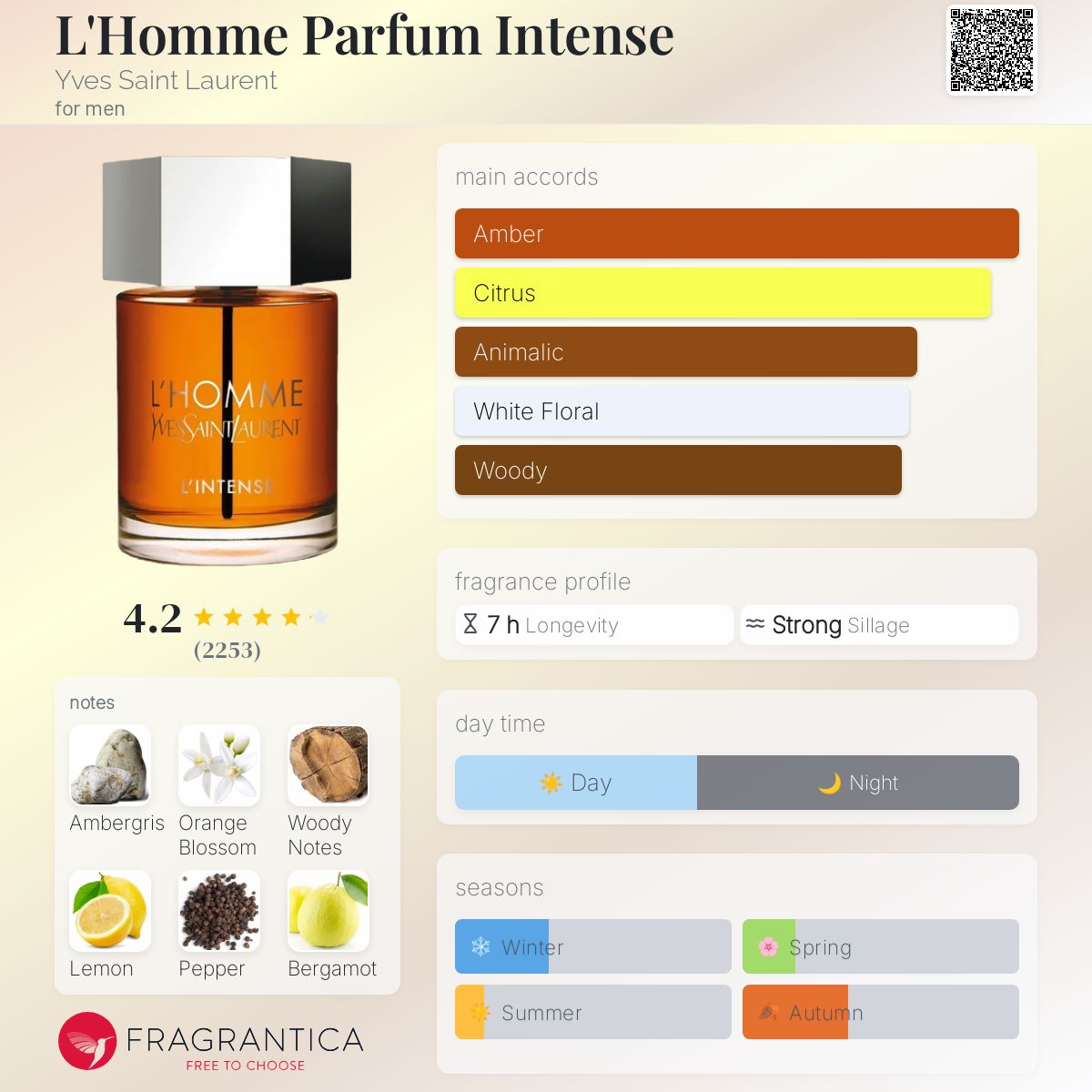 عطر ادکلن لوم پارفوم اینتنس ایو سن لوران - L'Homme Parfum Intense Yves Saint Laurent - بررسی، قیمت و خرید