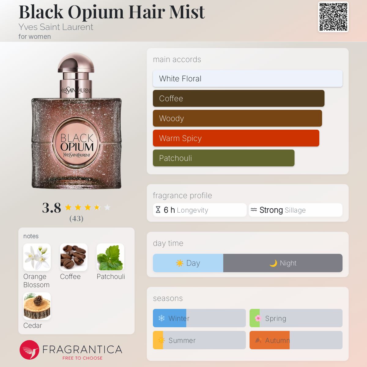 عطر ادکلن بلک اوپیوم هیر میست ایو سن لوران - Black Opium Hair Mist Yves Saint Laurent - بررسی، قیمت و خرید