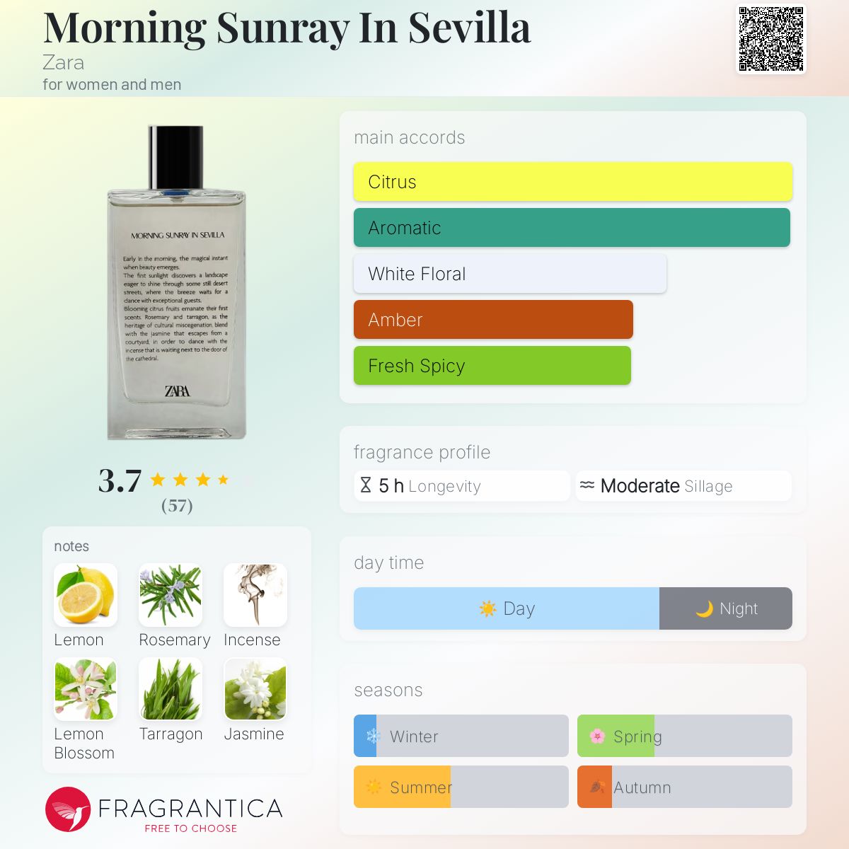 عطر ادکلن مارنینگ سانری این سویلا زارا - Morning Sunray In Sevilla Zara - بررسی، قیمت و خرید