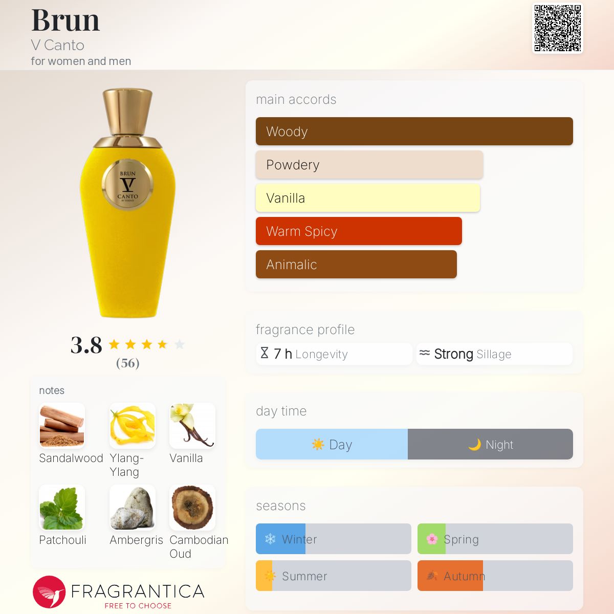 عطر ادکلن برون وی کانتو - Brun V Canto - بررسی، قیمت و خرید