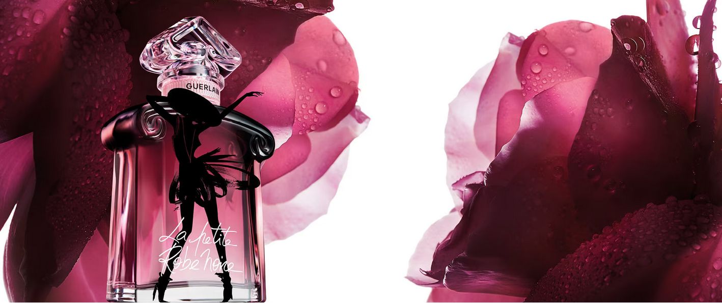 عطر ادکلن لا پوتیت روبه رژ نوآغ گرلن - La Petite Robe Rose Noire Guerlain - بررسی، قیمت و خرید