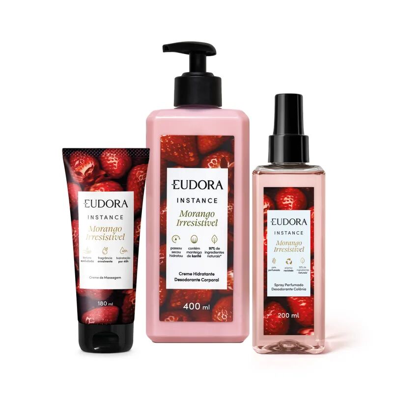 عطر ادکلن اینسِنس مورانگو ایرِسیستیبل یودورا - Instance Morango Irresistível Eudora - بررسی، قیمت و خرید