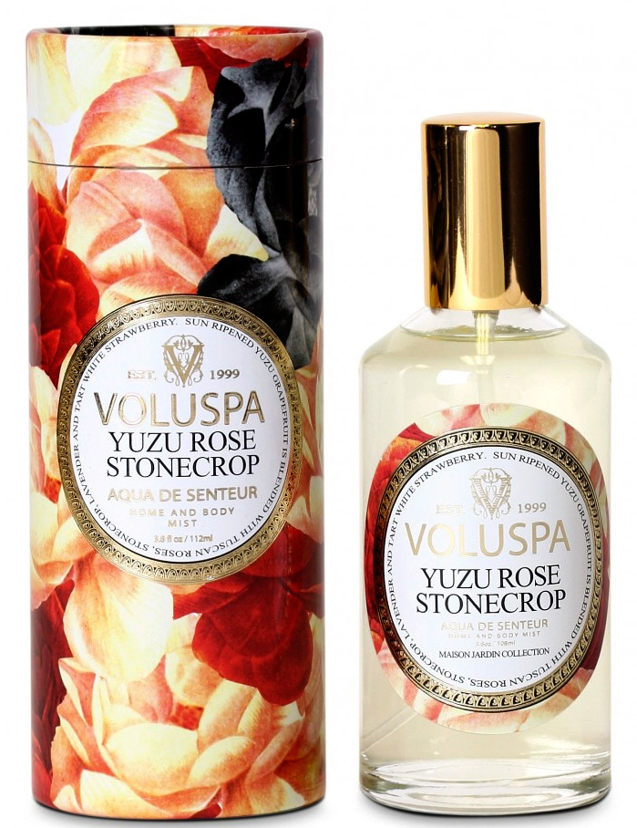 عطر ادکلن یوزو رز استون‌کراپ وُلوُسپا - Yuzu Rose Stonecrop Voluspa - بررسی، قیمت و خرید