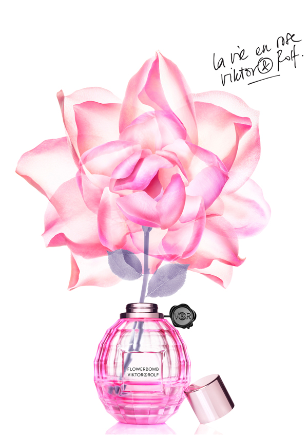عطر ادکلن فلاوربم لا وی ان رز ۲۰۱۵ ویکتور اند رولف - Flowerbomb La Vie En Rose 2015 Viktor&Rolf - بررسی، قیمت و خرید