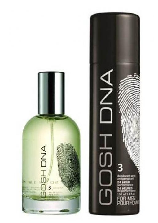 عطر ادکلن گاش دی‌ان‌ای ۳ فور من گاش - Gosh DNA 3 For Men Gosh - بررسی، قیمت و خرید