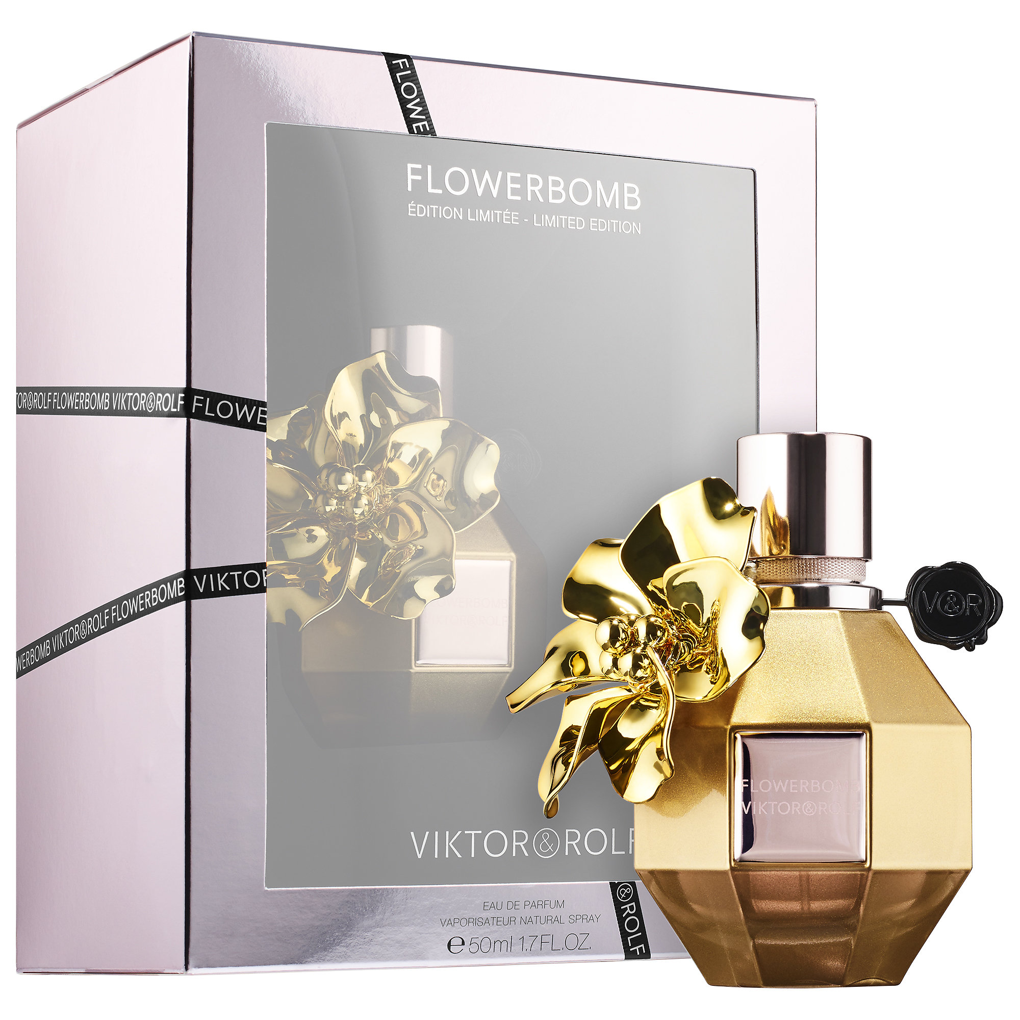 عطر ادکلن فلاور بمب گلد ادیشن ویکتور اند رولف - Flowerbomb Gold Edition Viktor&Rolf - بررسی، قیمت و خرید