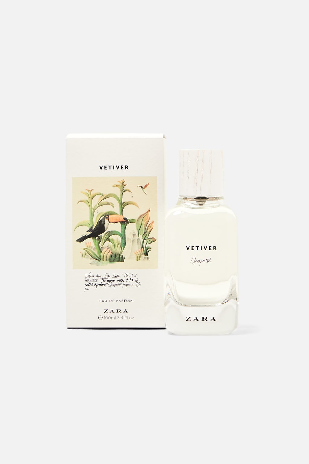 عطر ادکلن وتیور آن اکسپکتد زارا - Vetiver - Unexpected Zara - بررسی، قیمت و خرید