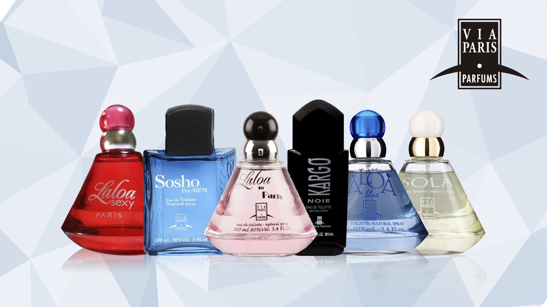 عطر ادکلن لالوا بلو ویا پاریس پارفومز - Laloa Blue Via Paris Parfums - بررسی، قیمت و خرید