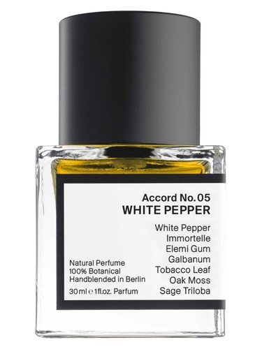 عطر ادکلن اکورد نامبر ۰۵: وایت پپر رایر سنتز - Accord No. 05: White Pepper RAER Scents - بررسی، قیمت و خرید