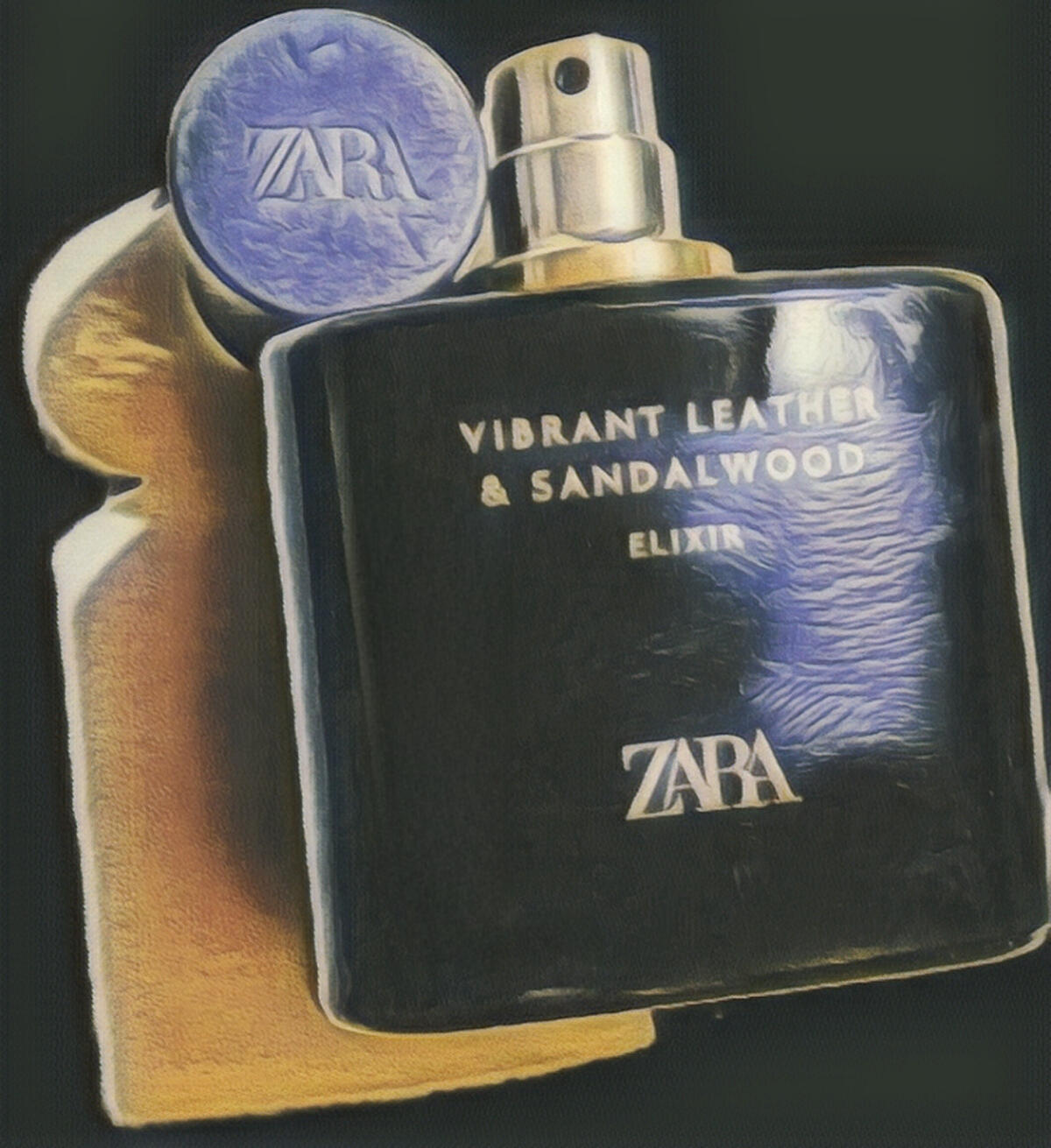 عطر ادکلن وایبرانت لدر اند سندال‌وود الکسیر زارا - Vibrant Leather & Sandalwood Elixir Zara - بررسی، قیمت و خرید