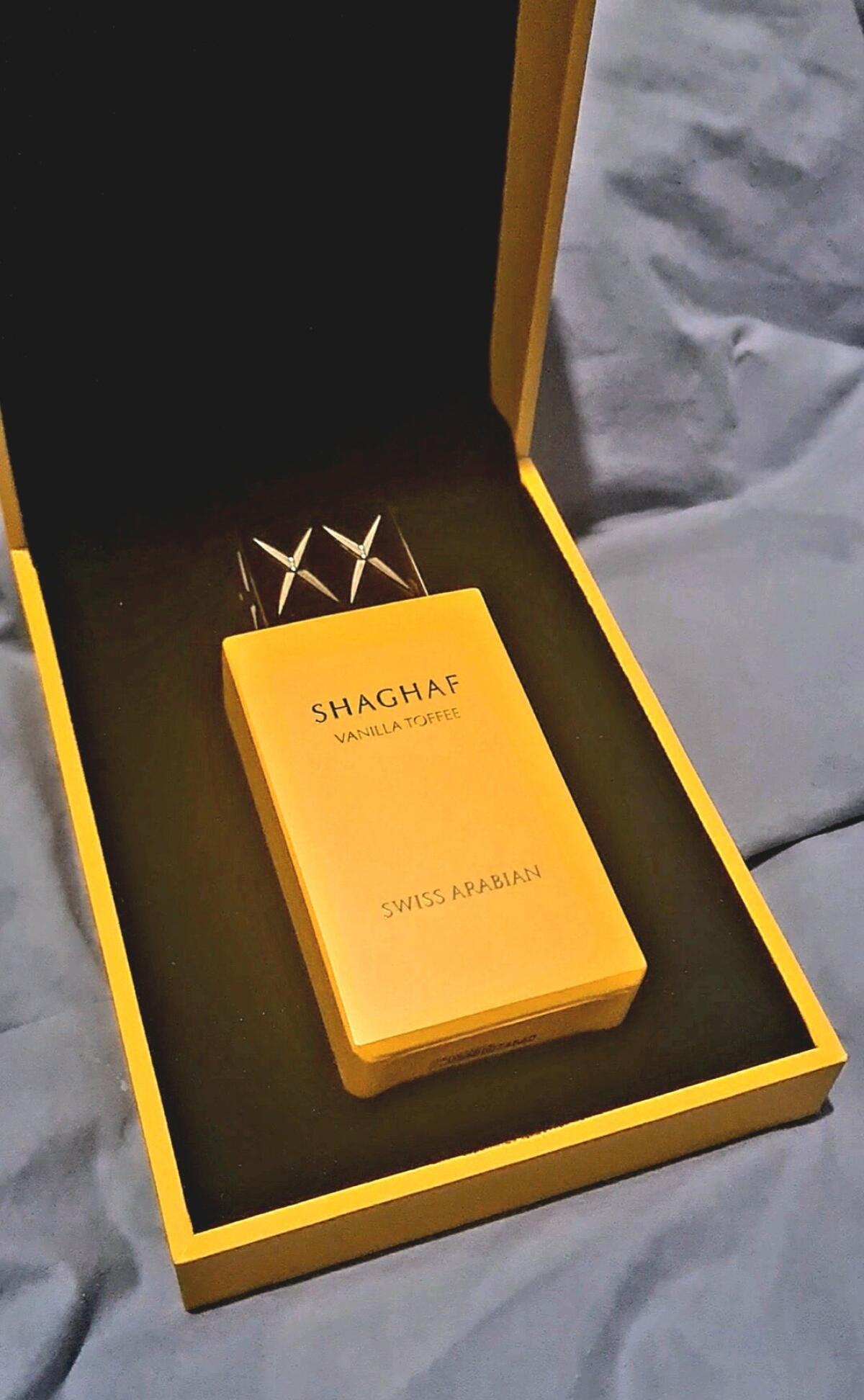 عطر ادکلن شغاف وانیلا تافی سوییس عربین - Shaghaf Vanilla Toffee Swiss Arabian - بررسی، قیمت و خرید