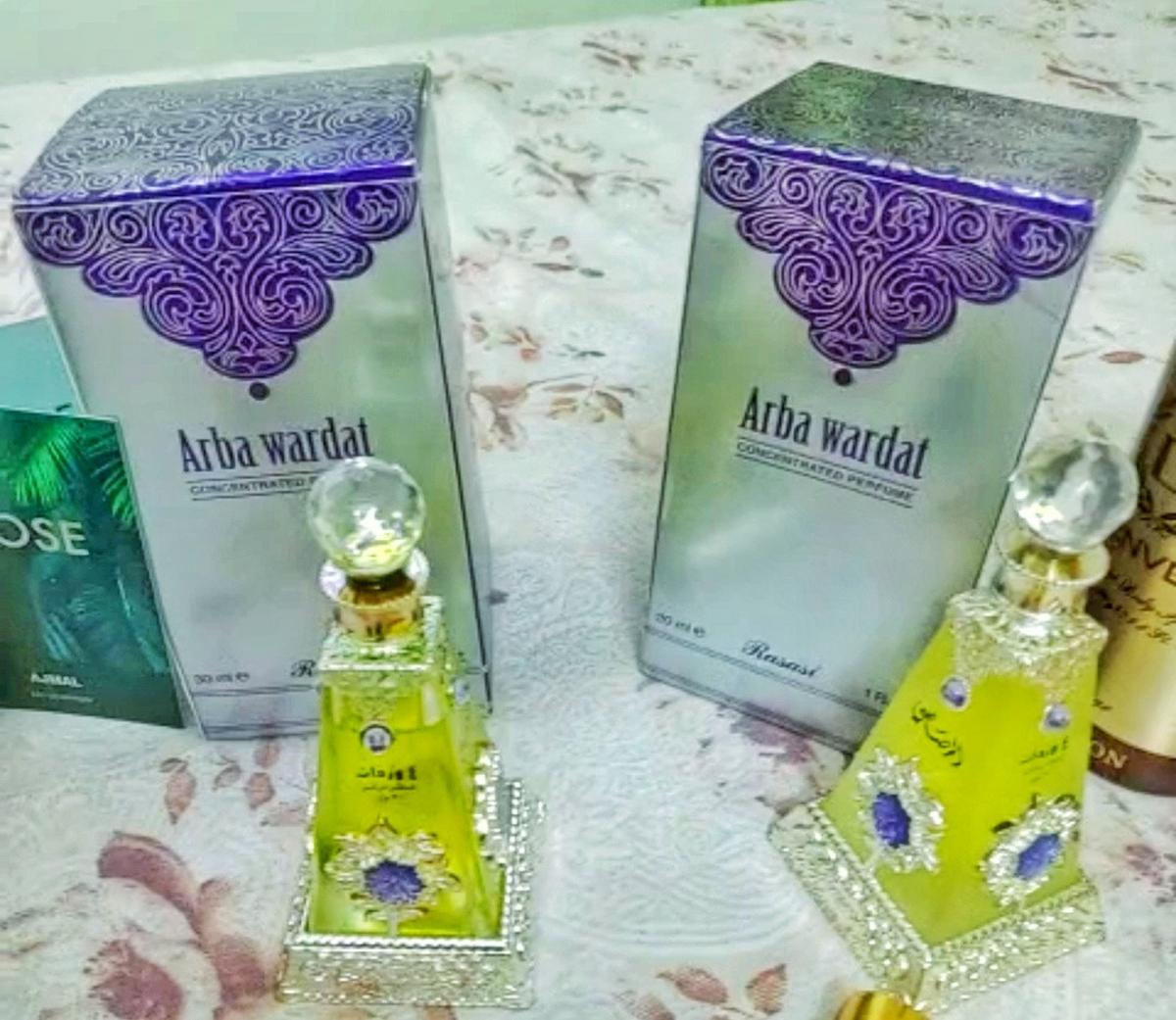 عطر ادکلن اربعه وردات راساسی - Arba Wardat Rasasi - بررسی، قیمت و خرید