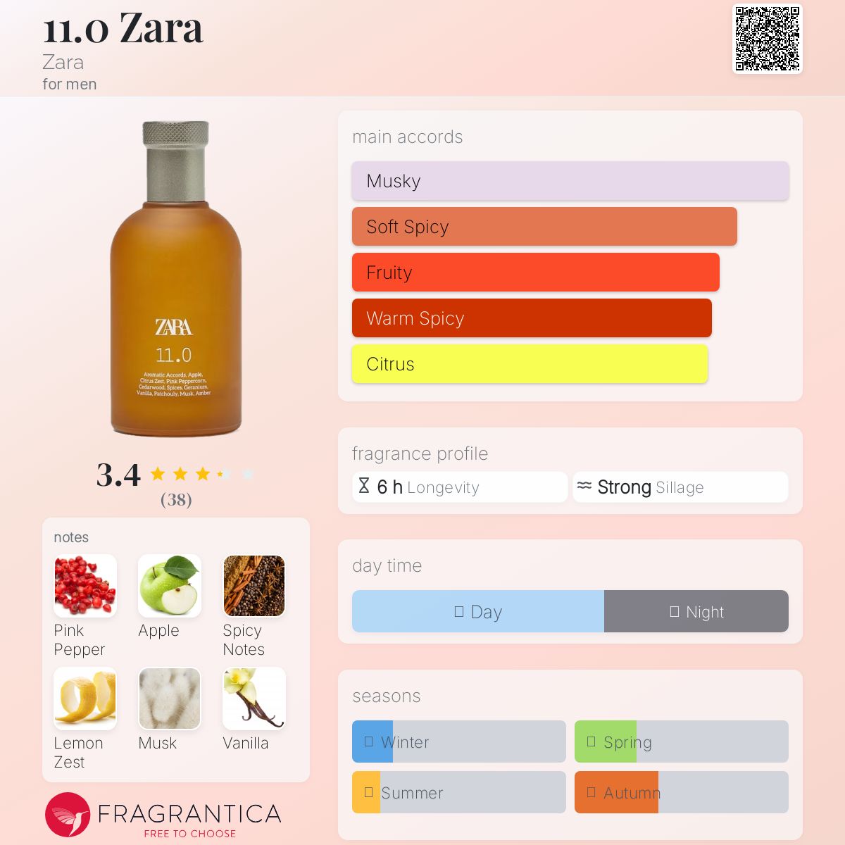 عطر ادکلن زارا یازده زارا - 11.0 Zara Zara - بررسی، قیمت و خرید