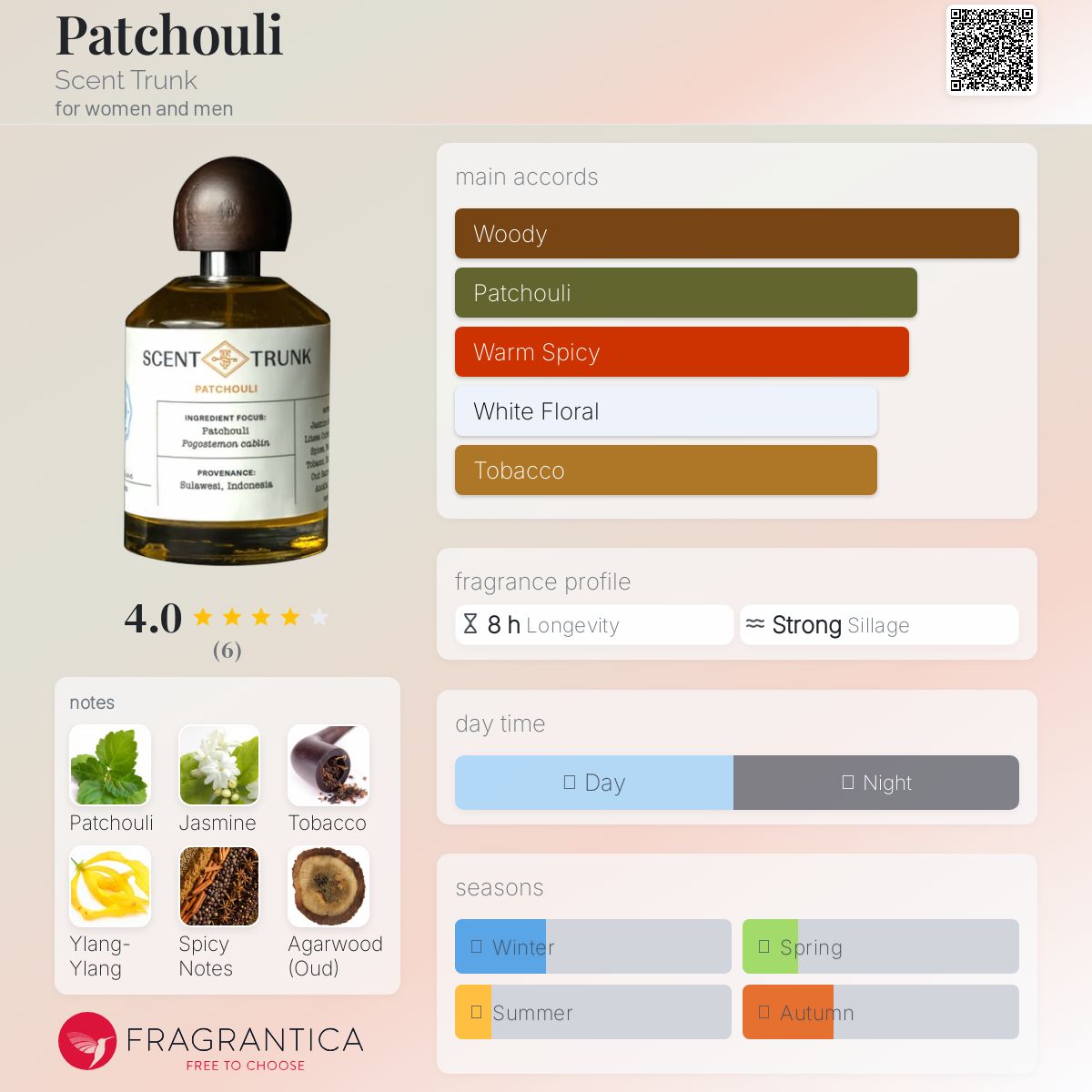 عطر ادکلن پاچولی سنت ترانک - Patchouli Scent Trunk - بررسی، قیمت و خرید