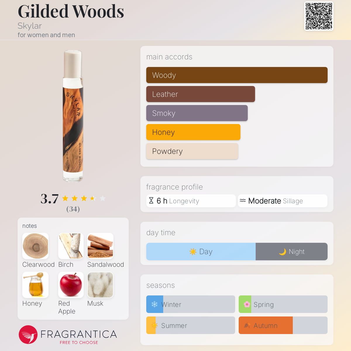 عطر ادکلن گیلدِد وودز اسکایلار - Gilded Woods Skylar - بررسی، قیمت و خرید