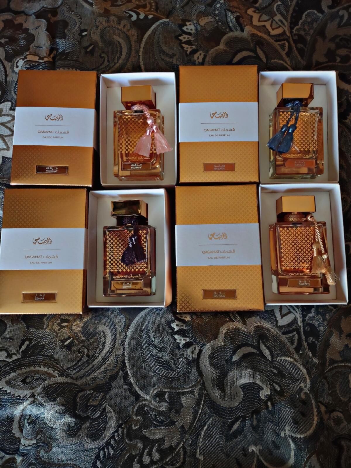 عطر ادکلن قَسَمَت اِبحار راساسی - Qasamat Ebhar Rasasi - بررسی، قیمت و خرید