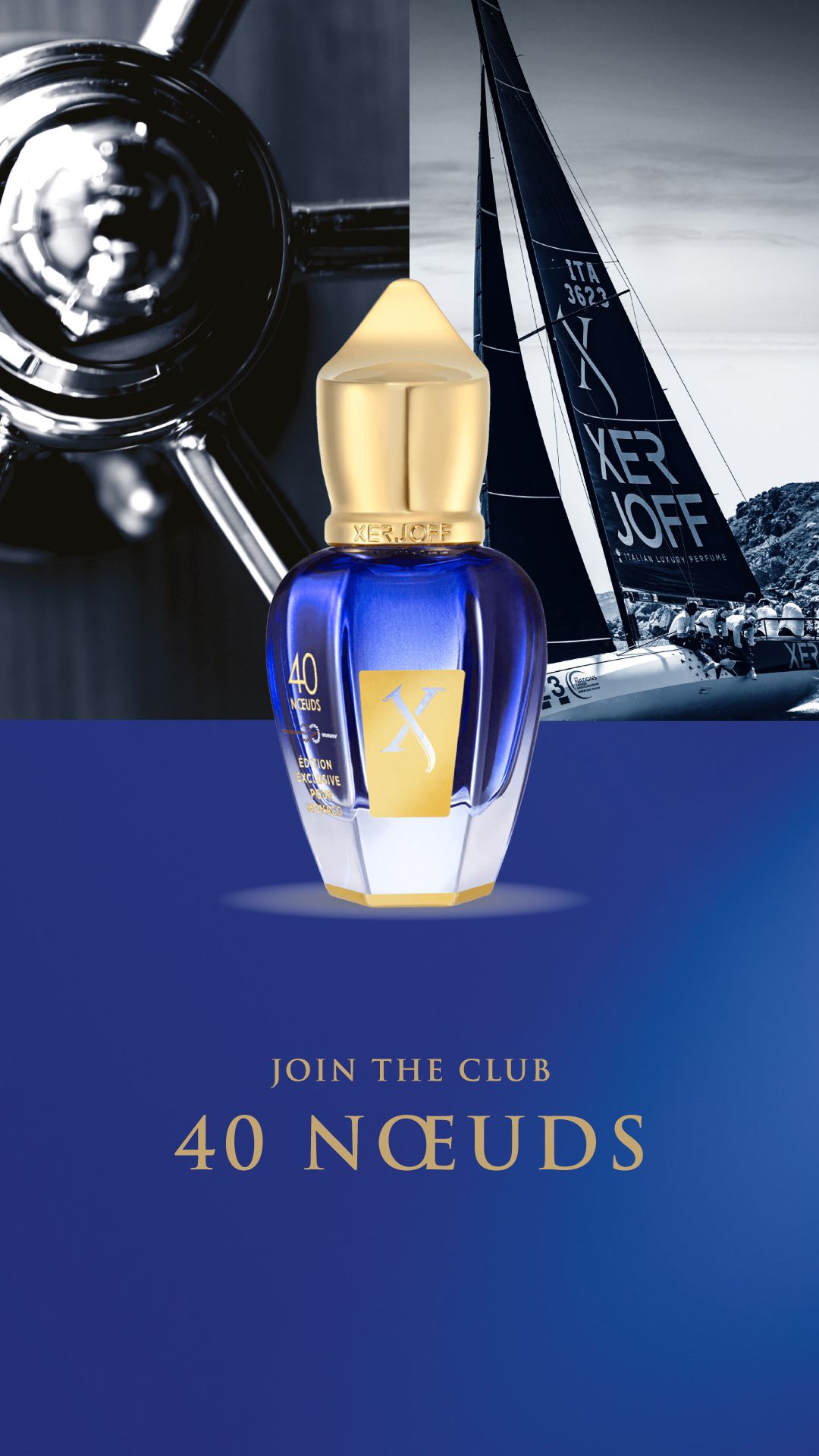 عطر ادکلن چهل نود زرجف - 40 Noeuds Xerjoff - بررسی، قیمت و خرید