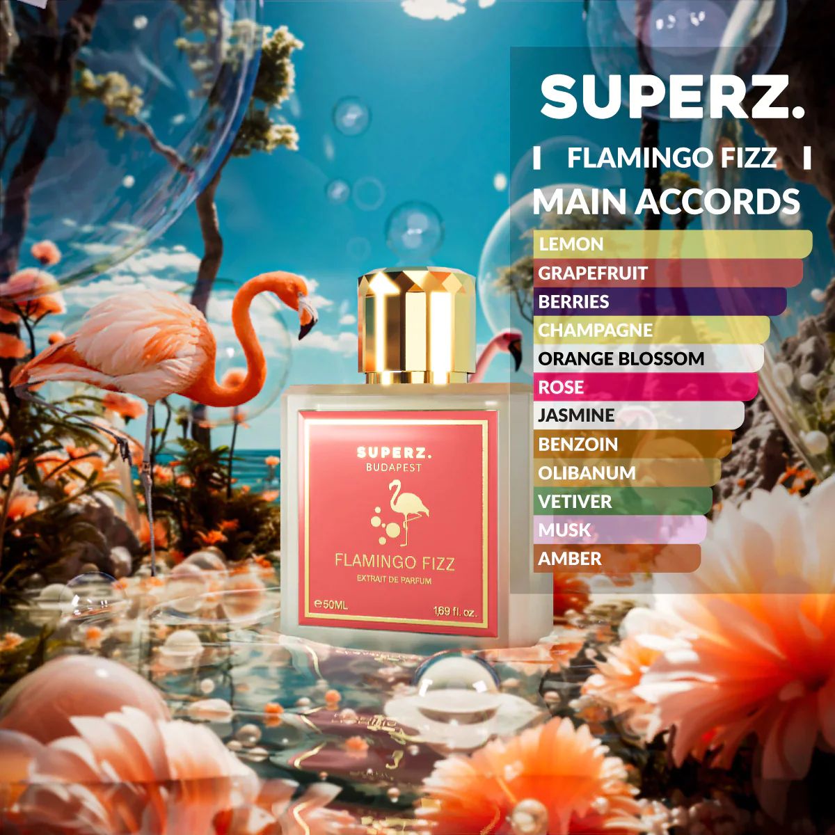 عطر ادکلن فلامینگو فیز سوپِرز - Flamingo Fizz Superz. - بررسی، قیمت و خرید