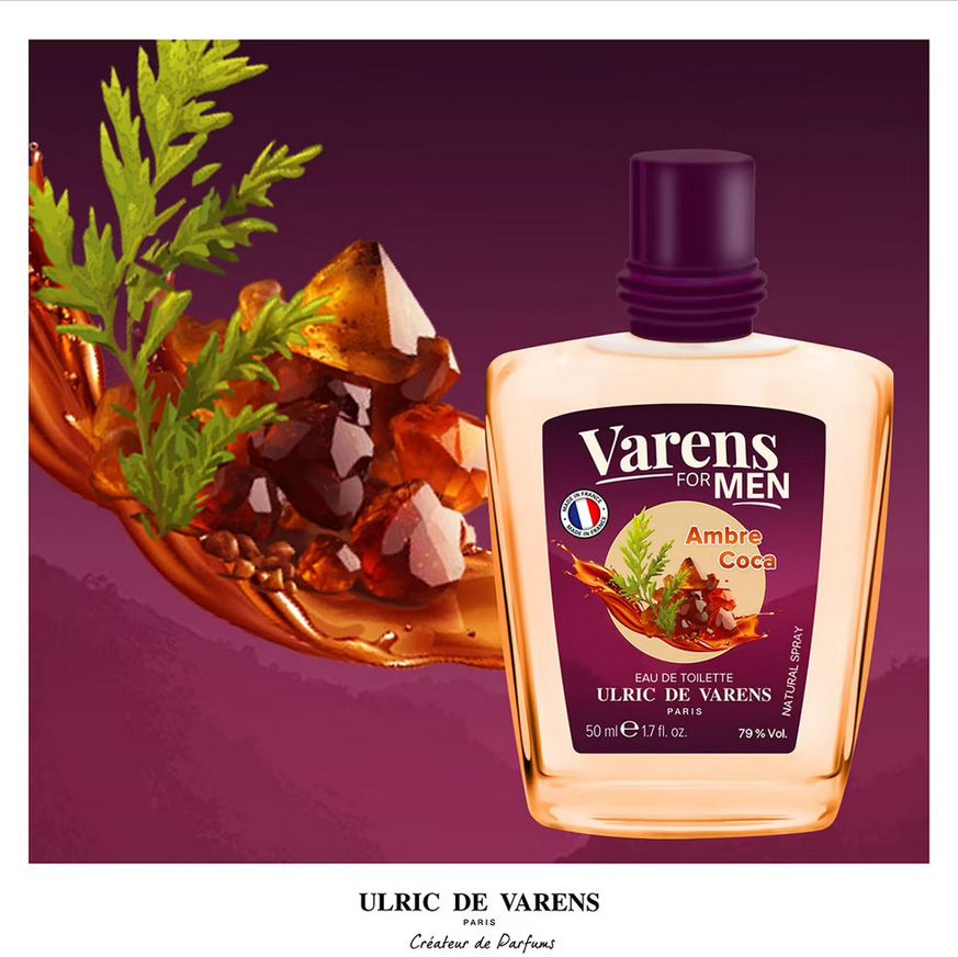 عطر ادکلن وارنز فور من آمبر کوکا اولریک دو وارنز - Varens For Men Ambre Coca Ulric de Varens - بررسی، قیمت و خرید