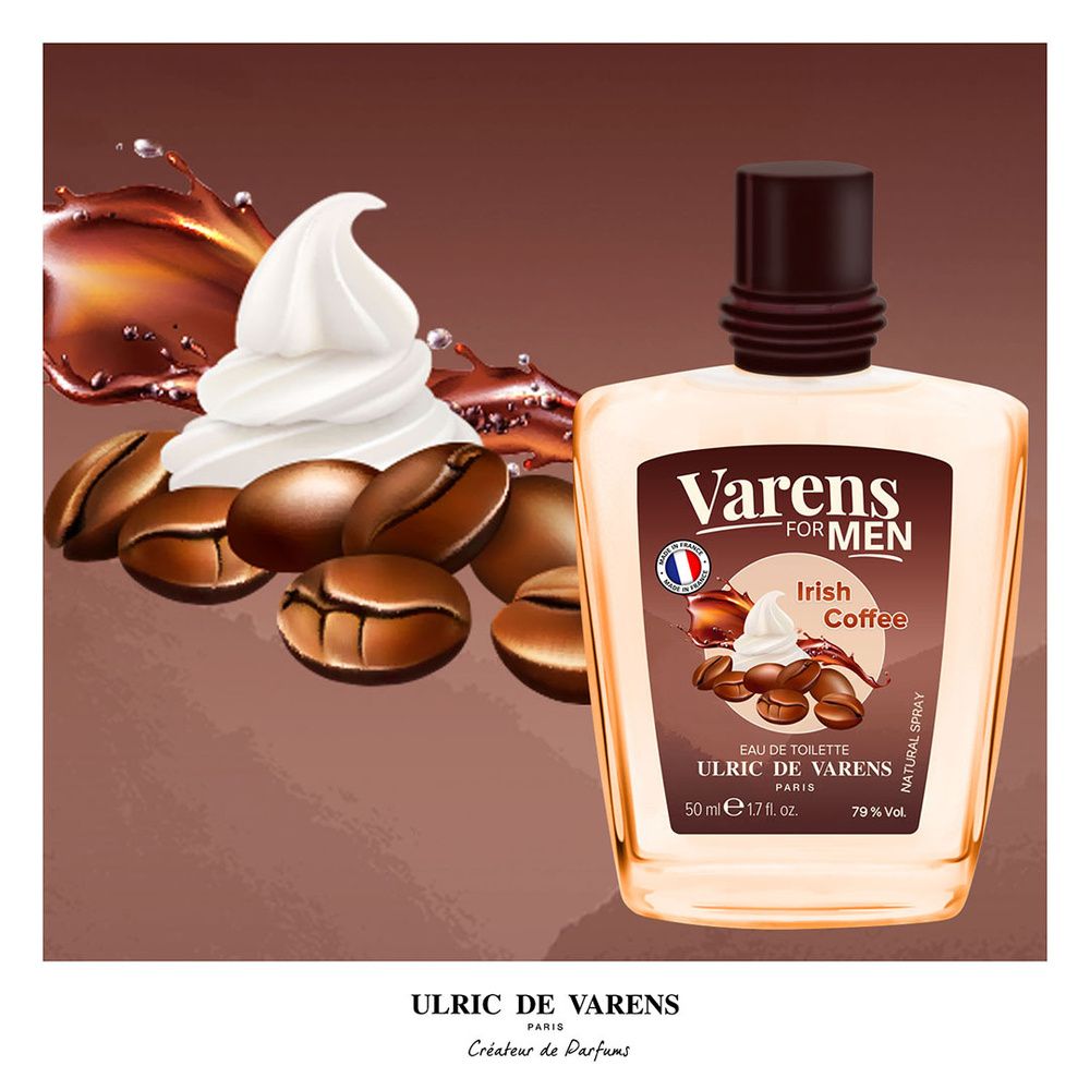 عطر ادکلن وارنس فور من آیریش کافی اولریک دِ وارِنز - Varens For Men Irish Coffee Ulric de Varens - بررسی، قیمت و خرید
