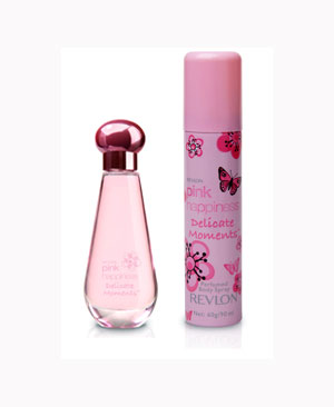 عطر ادکلن پینک هپینس دلیکیت مومنتس ریولان - Pink Happiness Delicate Moments Revlon - بررسی، قیمت و خرید