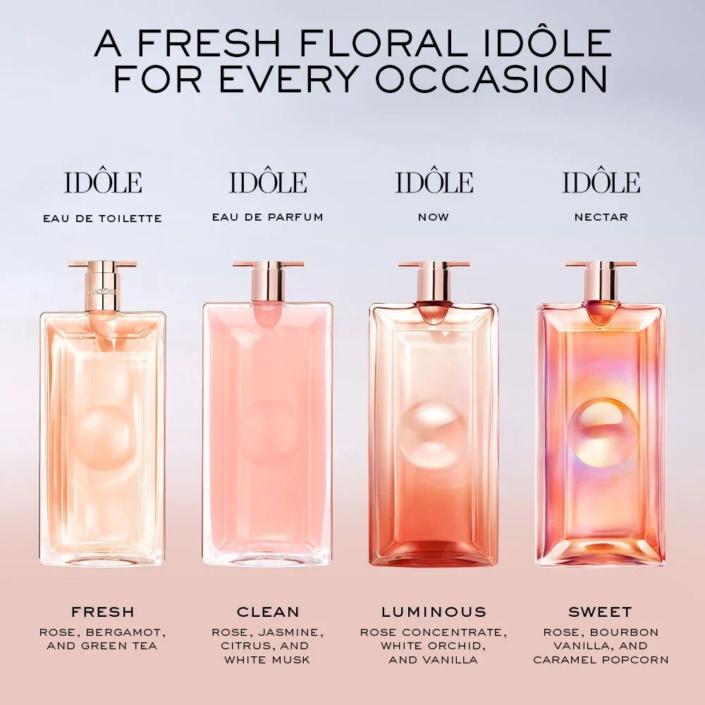 عطر ادکلن ایدول او دو تویلت لانکوم - Idôle Eau de Toilette Lancôme - بررسی، قیمت و خرید