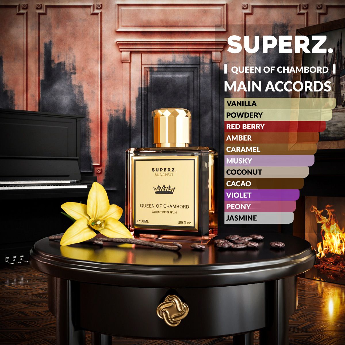 عطر ادکلن کوئین آو چمبورد سوپرز - Queen of Chambord Superz. - بررسی، قیمت و خرید