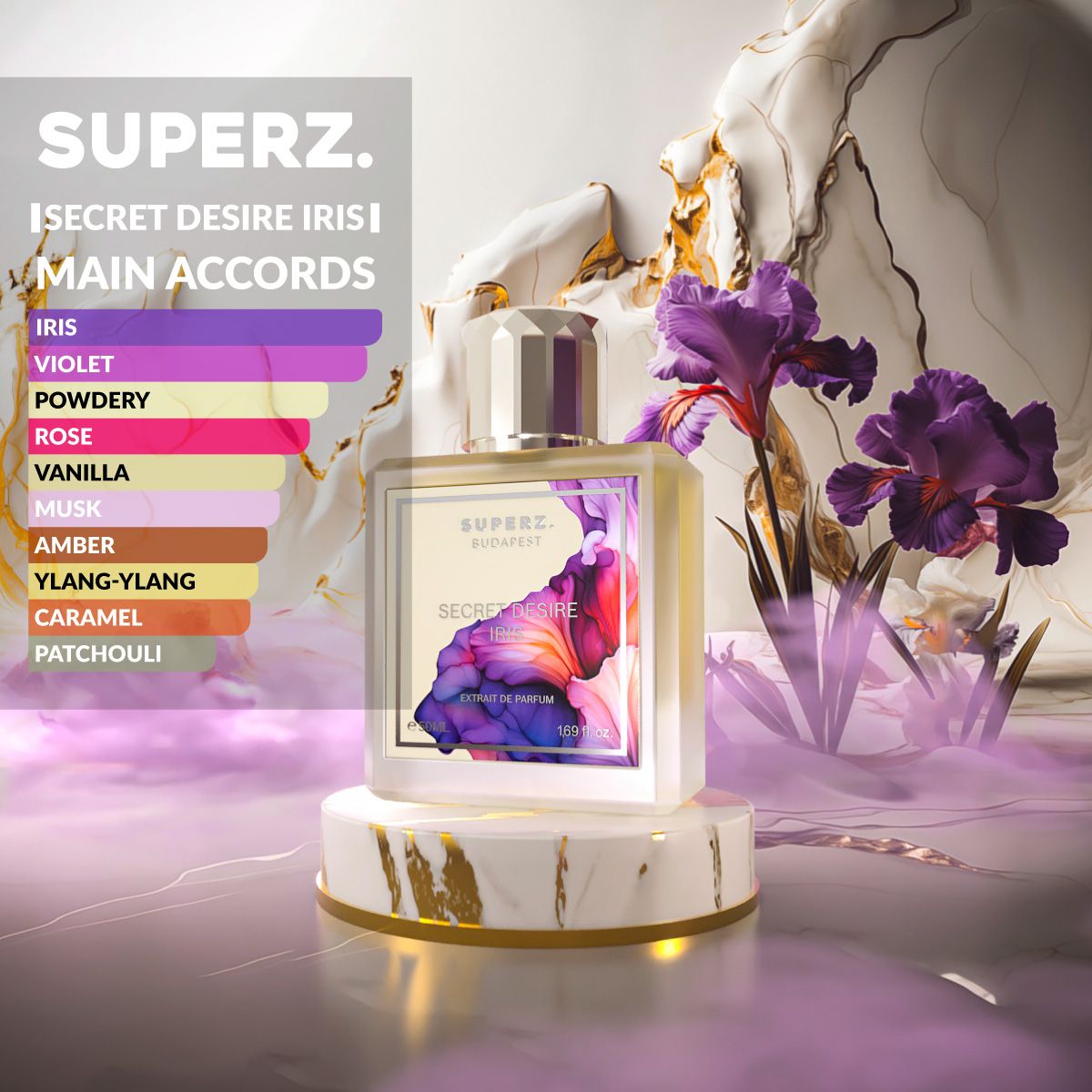 عطر ادکلن سیکرت دیزایر آیریس سوپرز - Secret Desire Iris Superz. - بررسی، قیمت و خرید