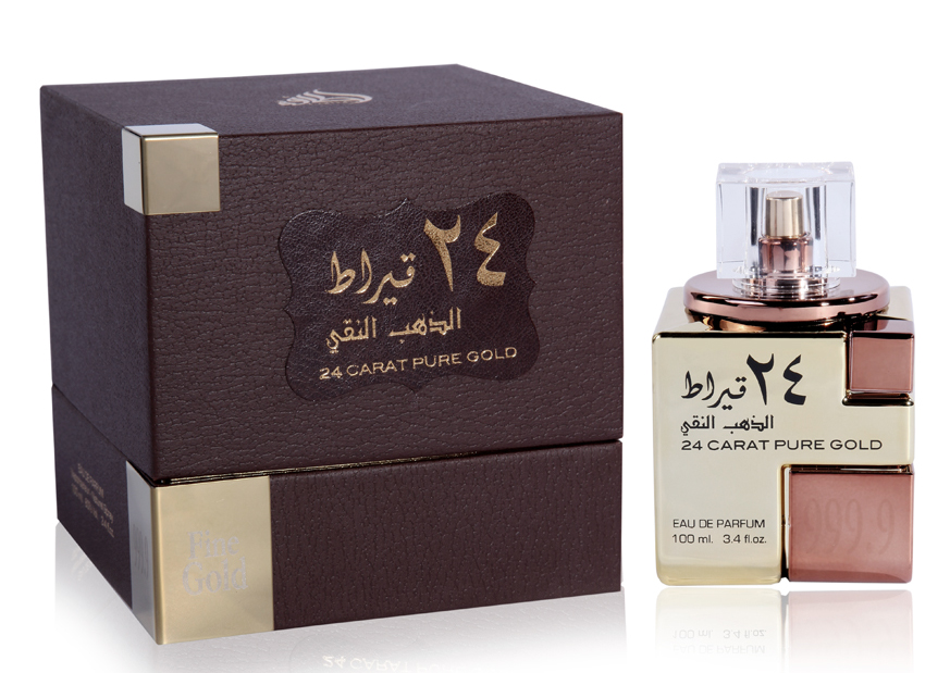 عطر ادکلن 24 عیار طلای خالص لتافا پرفیومز - 24 Carat Pure Gold Lattafa Perfumes - بررسی، قیمت و خرید