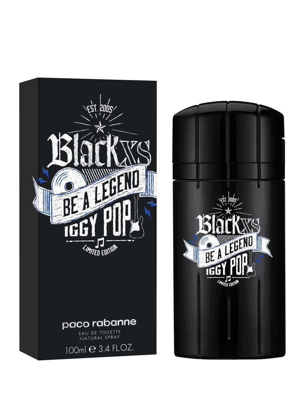 عطر ادکلن بلک اکس اس بی ا لجند ایگی پاپ رابان - Black XS Be a Legend Iggy Pop Rabanne - بررسی، قیمت و خرید