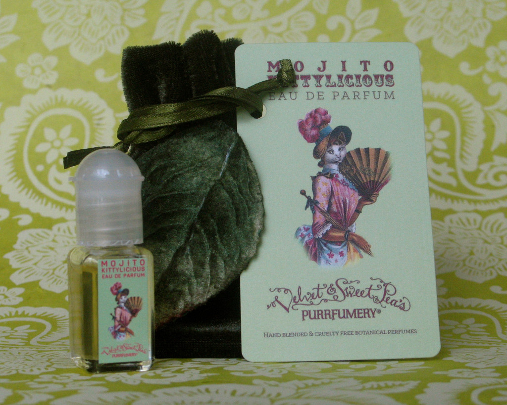 عطر ادکلن موهیتو ولوت اند سویت پیس پرونفری - Mojito Velvet & Sweet Pea’s Purrfumery - بررسی، قیمت و خرید