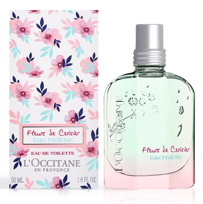 عطر ادکلن فلور دو سریزیه او فرش لوکسی‌تان - Fleurs de Cerisier Eau Fraîche L'Occitane en Provence - بررسی، قیمت و خرید
